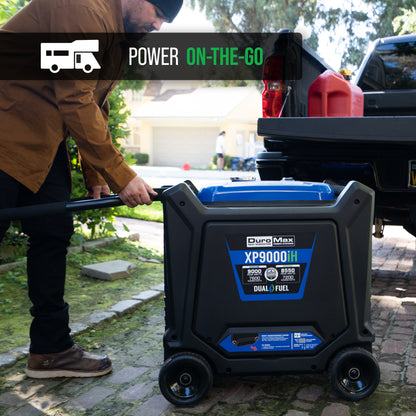 DuroMax 9,000 Watt Dual Fuel Portable Digital Inverter Generator 50-State