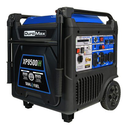 DuroMax 9,500 Watt Portable Dual Fuel Inverter Generator w/ CO Alert