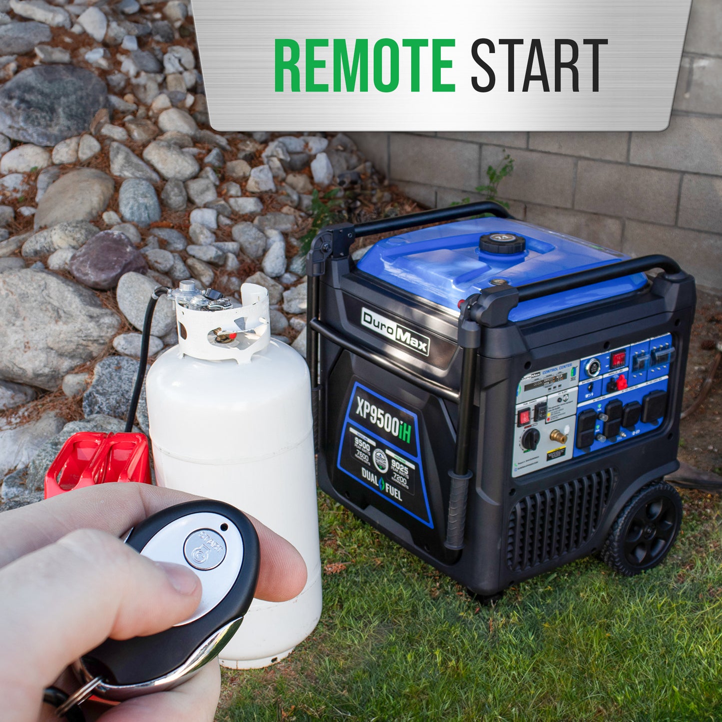DuroMax XP11000iH 11,000 Watt Portable Dual Fuel Inverter Generator w/ CO Alert