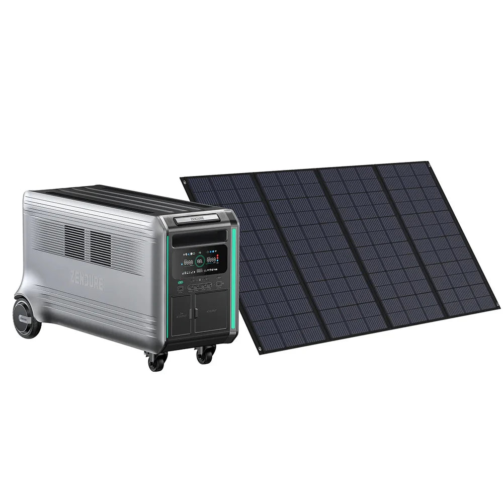 Zendure SuperBase V6400+ 400W Solar Panel - Combos with V6400 Portable Power Station